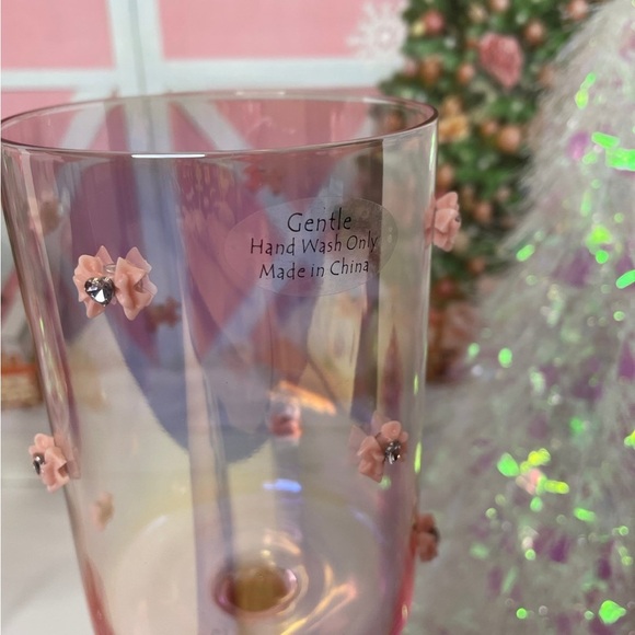 Set of 2 new pink coquette glasses - Picture 2 of 3